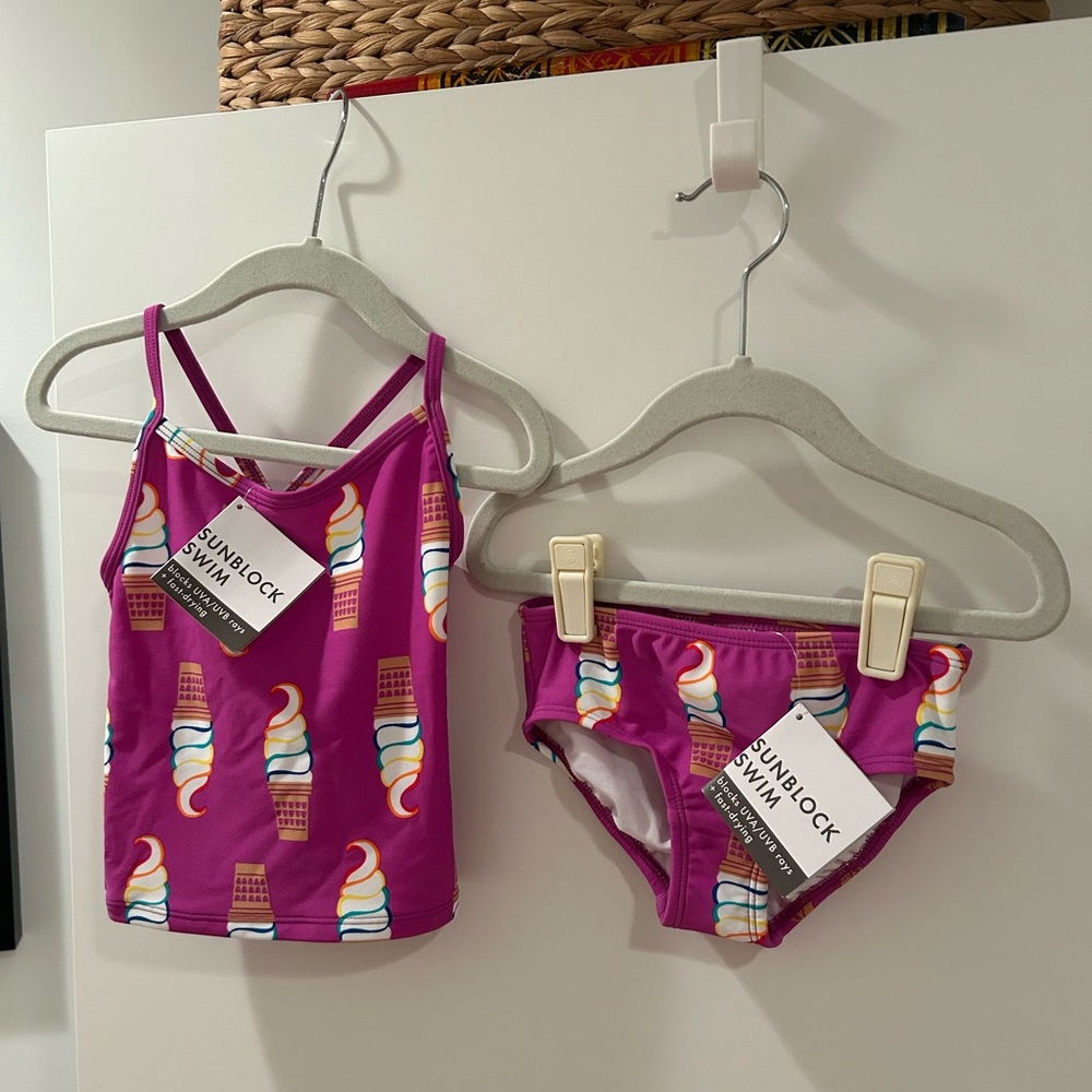 NWT Hanna Andersson Swimsuit - Size 3 - Picture 2 of 10